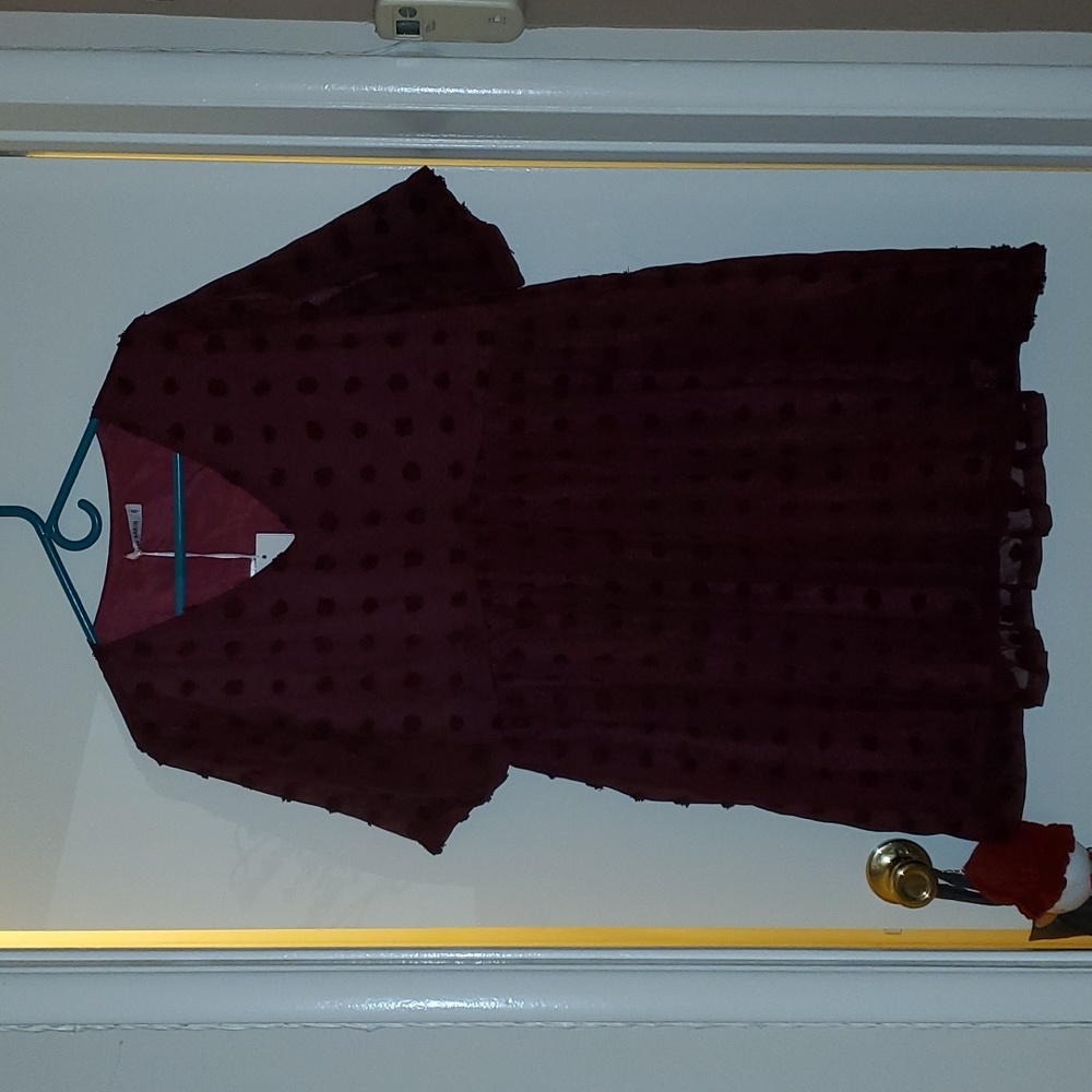 Maroon dress